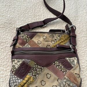 Fossil vintage purse and matching wallet.